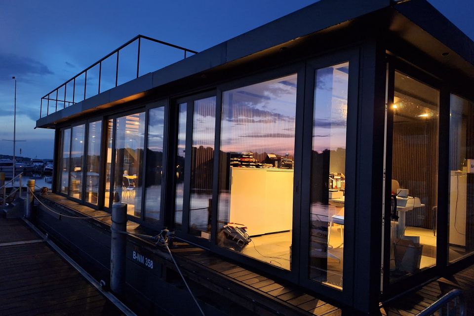 Schulungsraum Außenansicht, Foto: Bootsschule Bothe